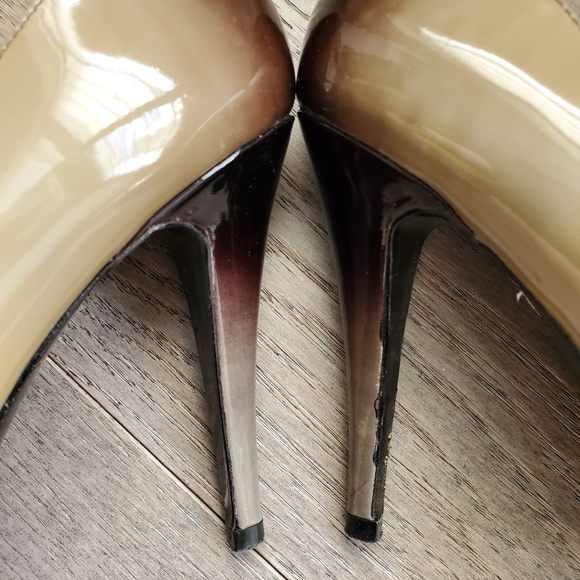 Aldo tan ombre patent leather heels - Picture 9 of 12